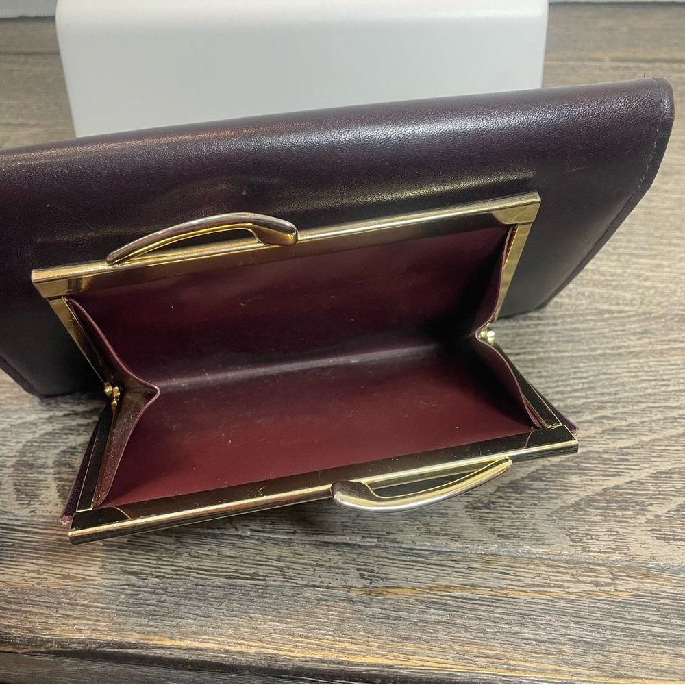 Di Lido Leather wallet clutch Bag. Top grain cowhide. Pre-owned. - Picture 5 of 7